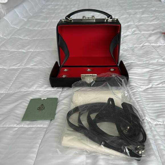 MARK CROSS Grace bag black smooth leather with grommets. Most wanted MC bag! - Picture 7 of 7